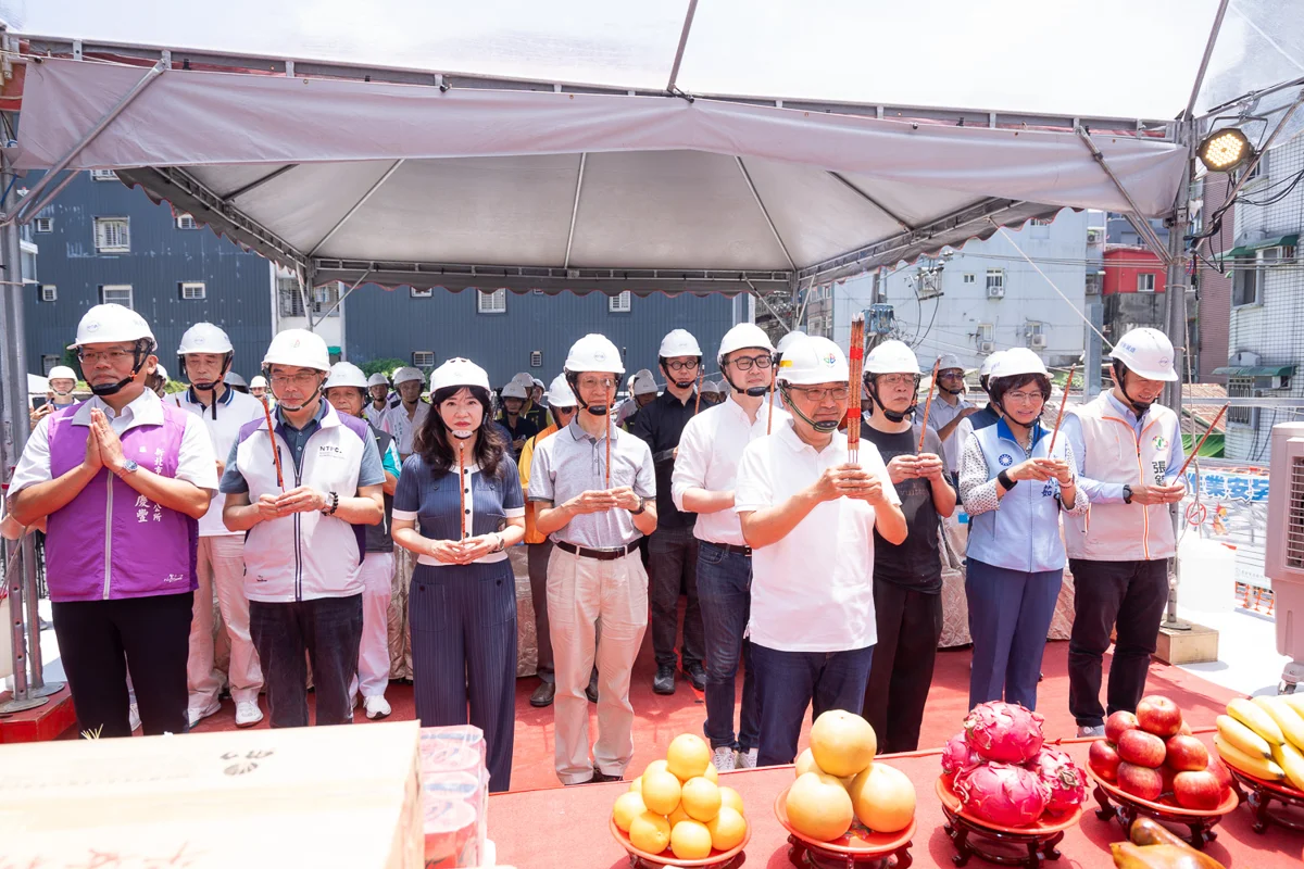 砸3億翻新!汐止中正市場上梁 侯友宜力拚2026年底完工啟用
