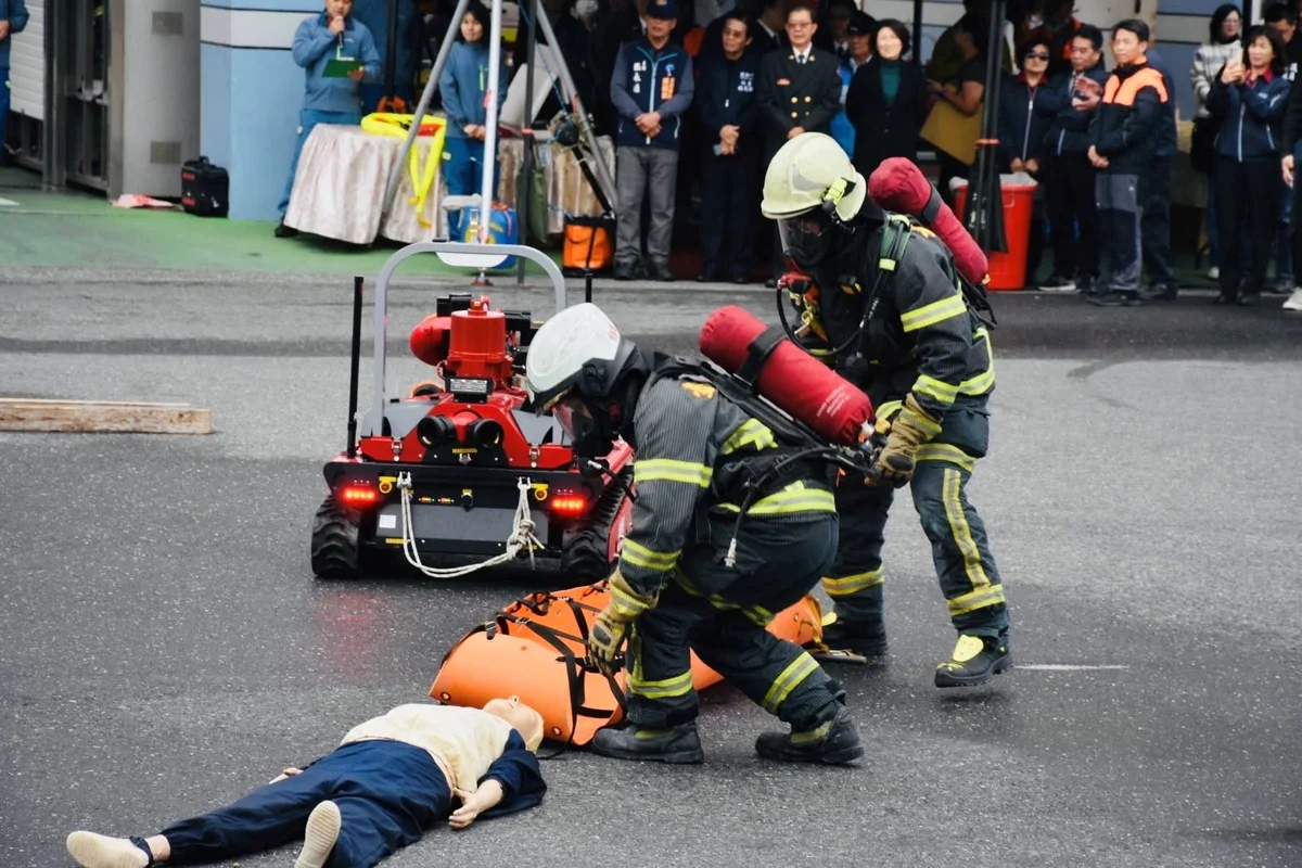 救災機器人遭質疑閒置?台東消防局澄清:高風險火警的救命防線