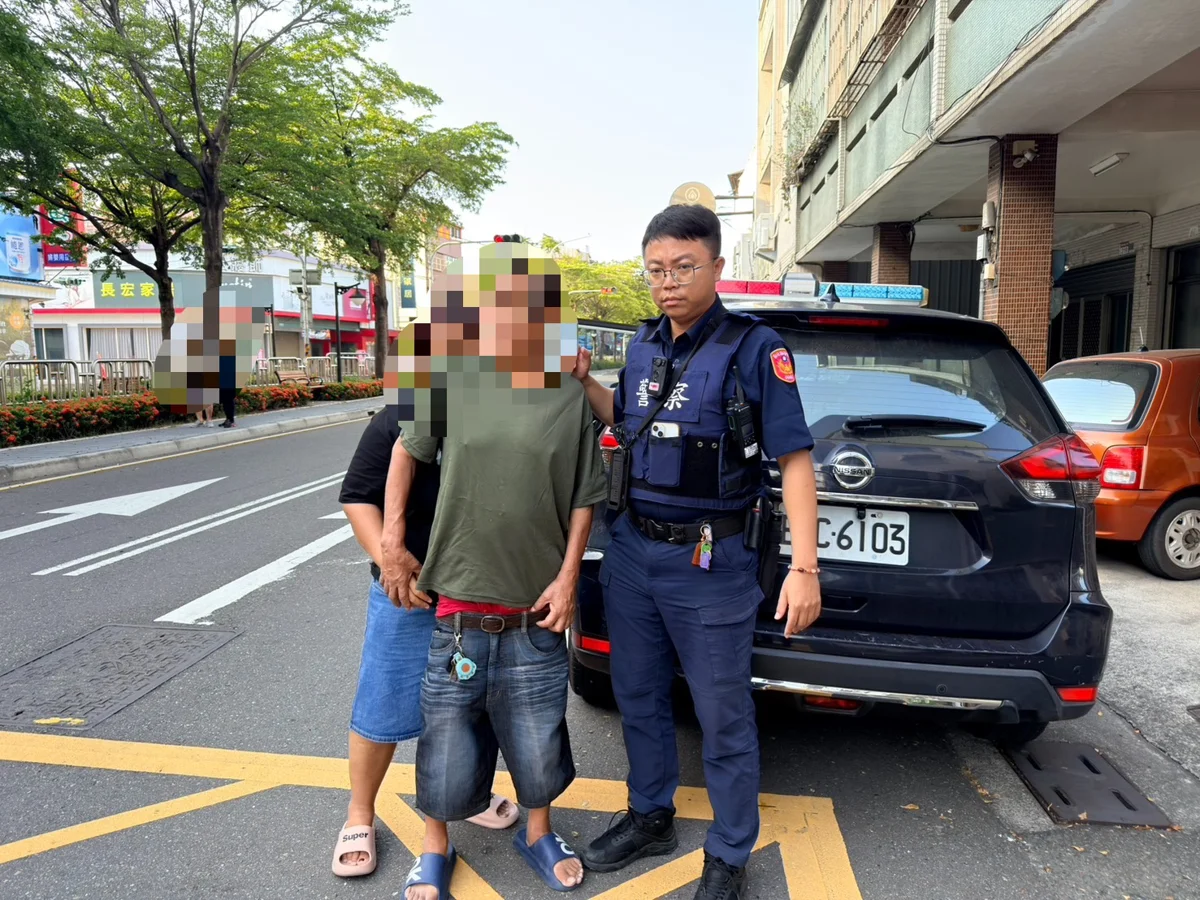 【暖心救援】老翁散步迷航街頭 員林警化身保母助平安返家