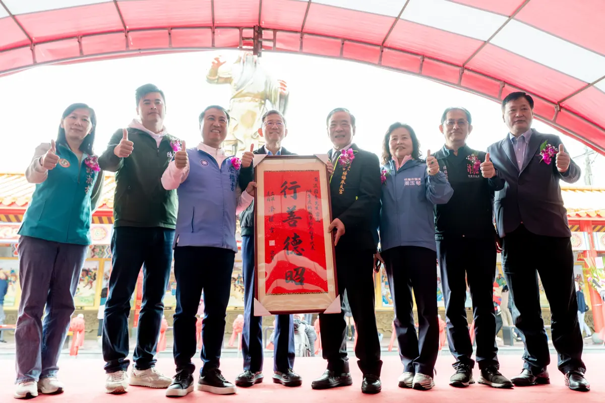全台首創！桃園楊梅奉天宮「關聖帝君文化走廊」啟用，秒懂關公傳奇故事
