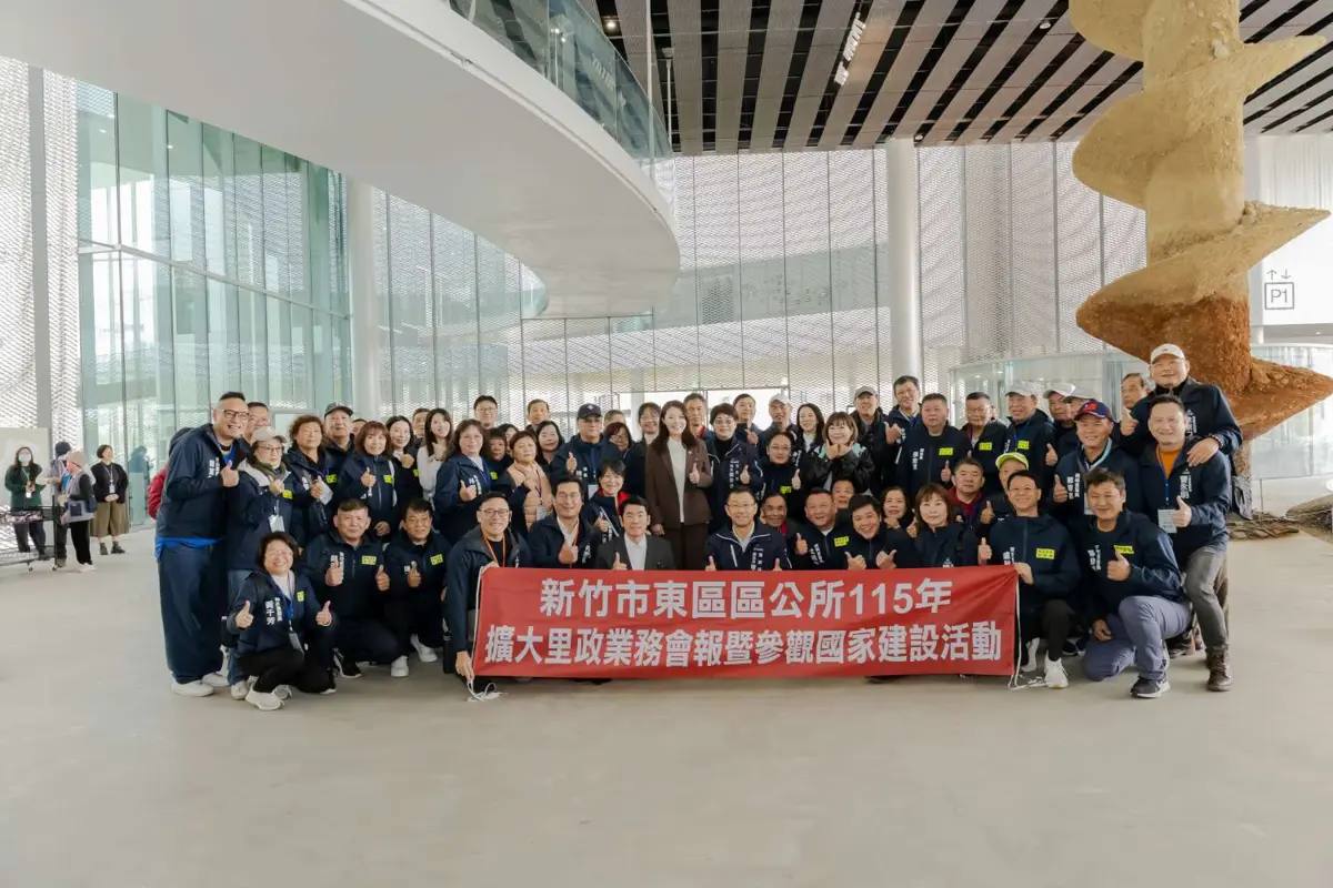 新竹取經台中!高虹安率東區里長訪綠美圖,盧秀燕「好姊妹」親自接待