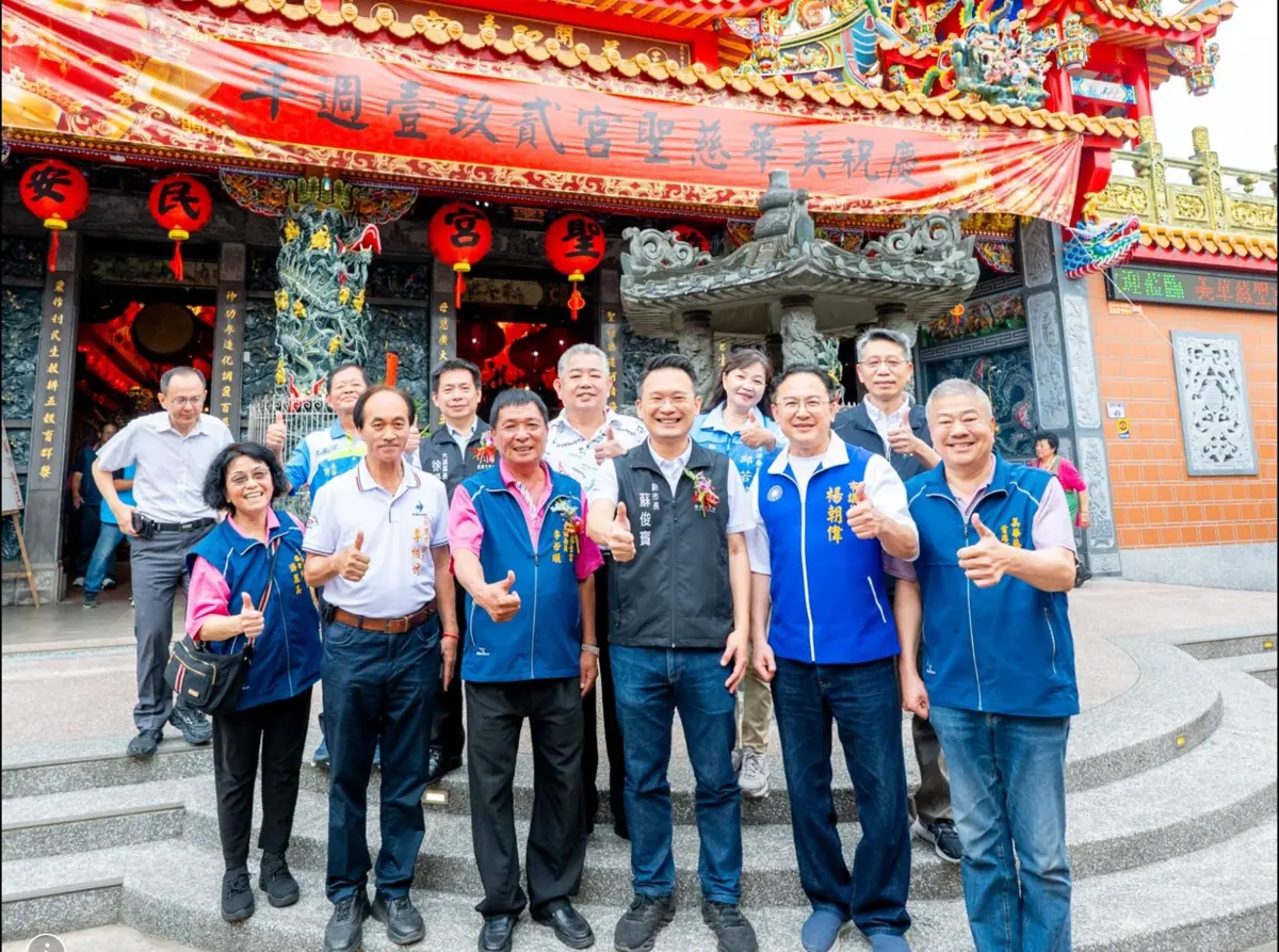 大溪慈聖宮母親節「雙喜臨門」！席開百桌為媽祖祝壽，信眾同霑福氣