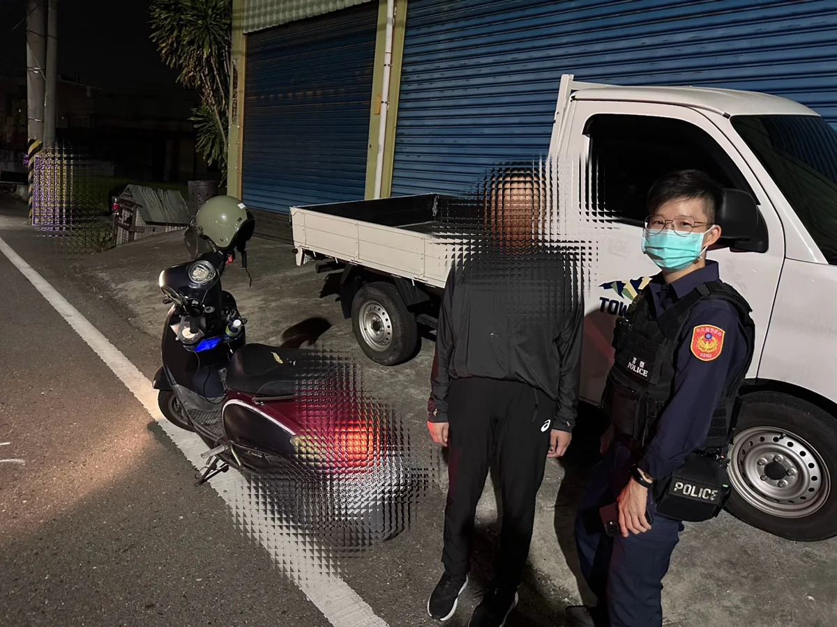 夜歸女田尾半路沒油苦走2公里!北斗暖警凌晨神救援助返家