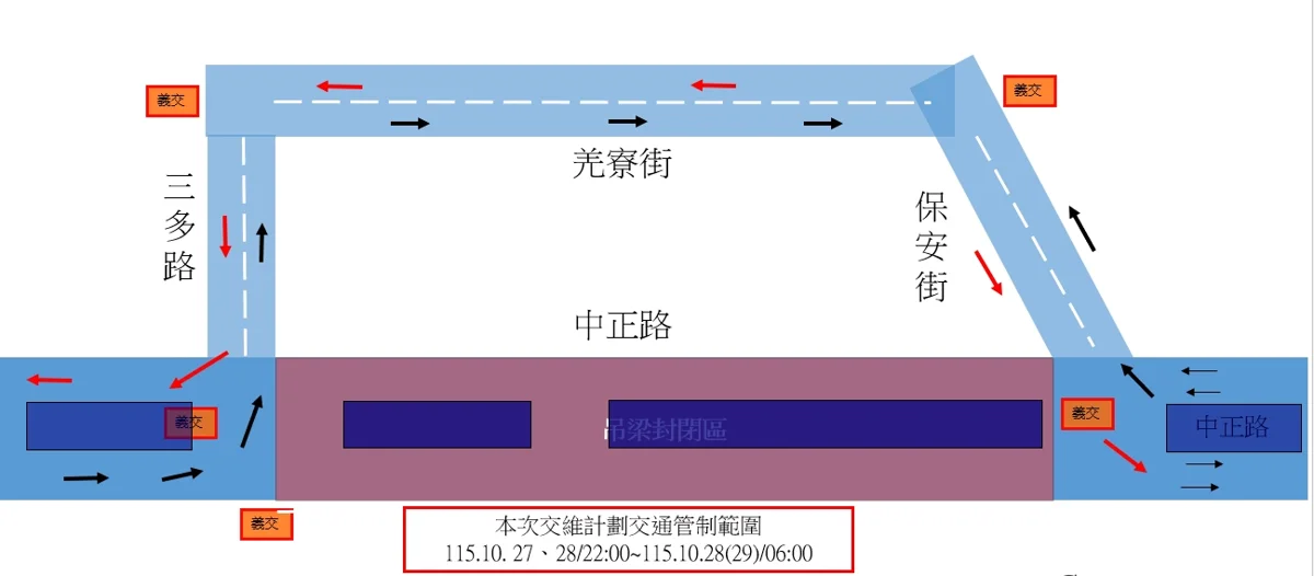 樹林中正路連2晚全線封閉!捷運土城樹林線吊梁作業 改道攻略必看