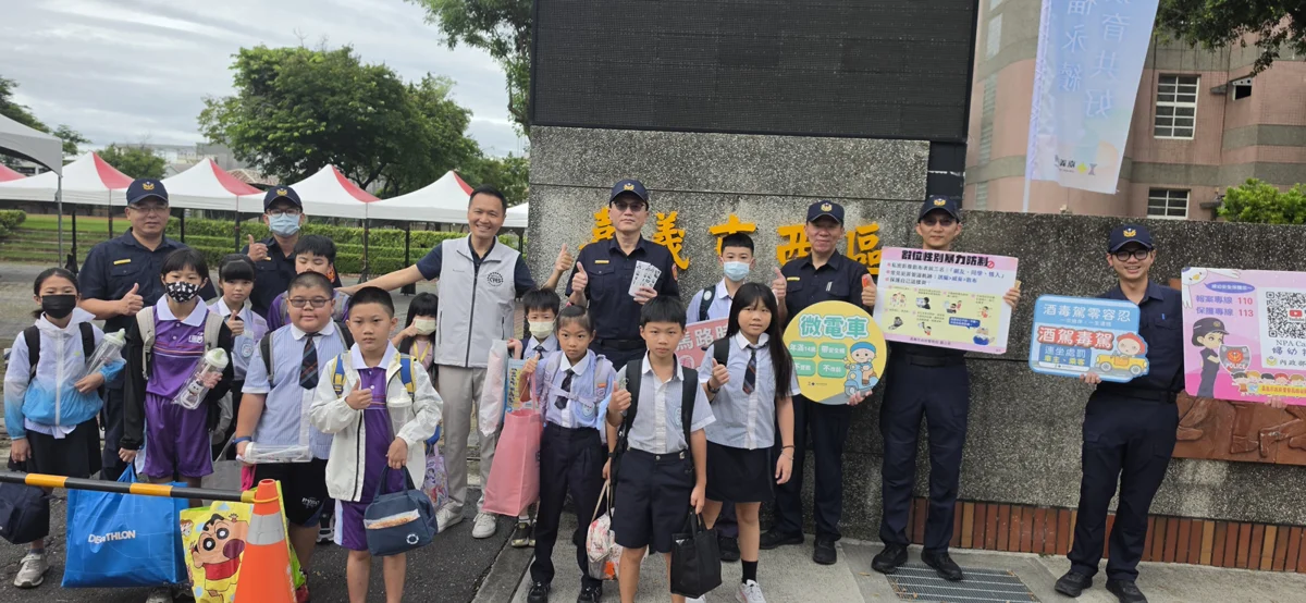 開學日交通不打結!嘉義市警局啟動「護童專案」 守護學童安全上學去