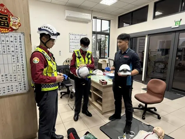 卓蘭替代役男變身救護神隊友！CPR+PPE實戰演練 守護鄉親生命線