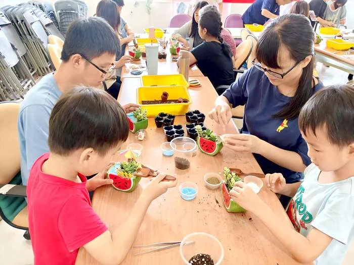 金門「西瓜村」FUN暑假!新前墩親子手作多肉盆栽超療癒