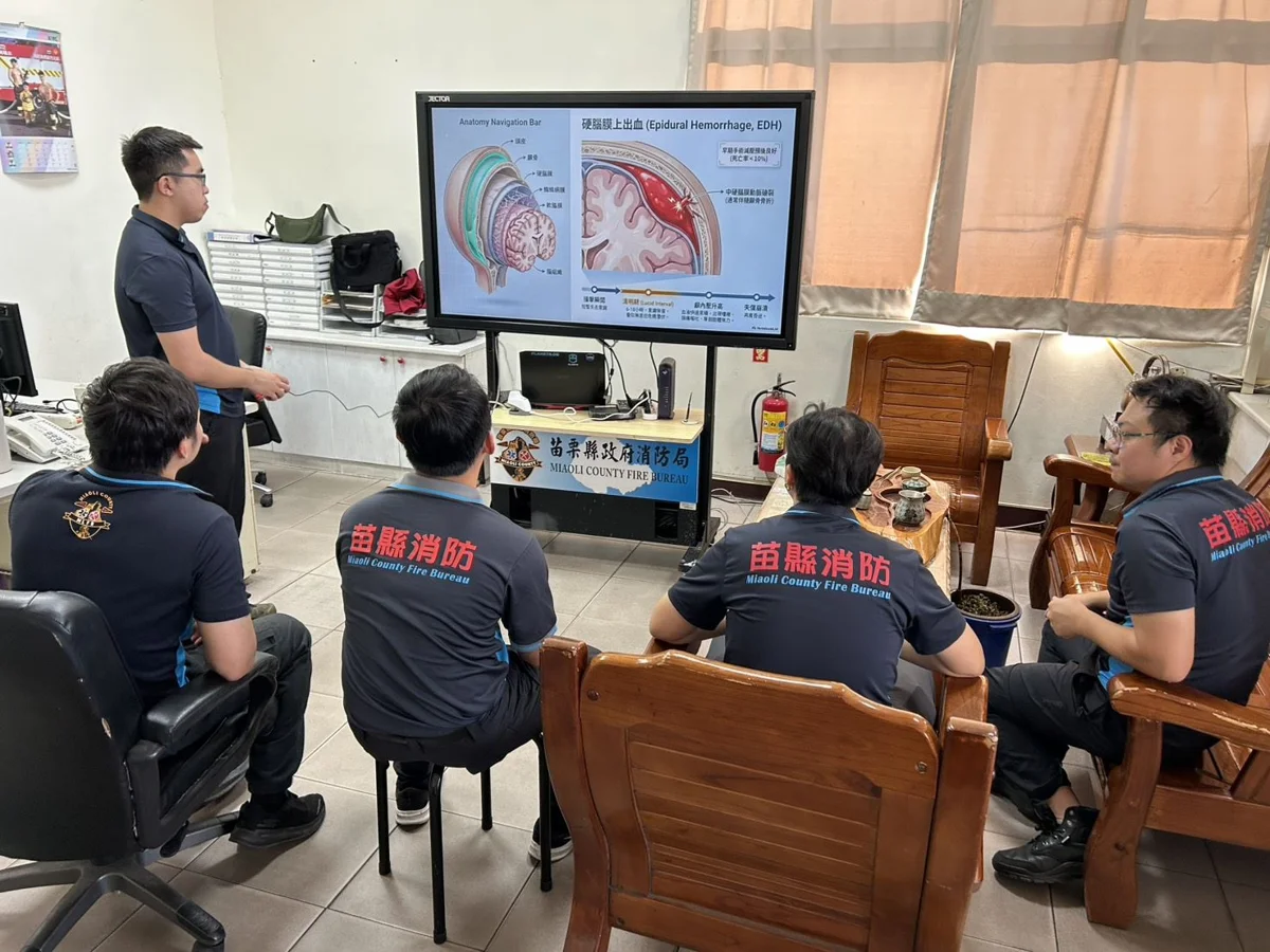 搶救腦袋危機!苗栗頭屋消防局特訓「顱內出血」辨識 提升急救品質