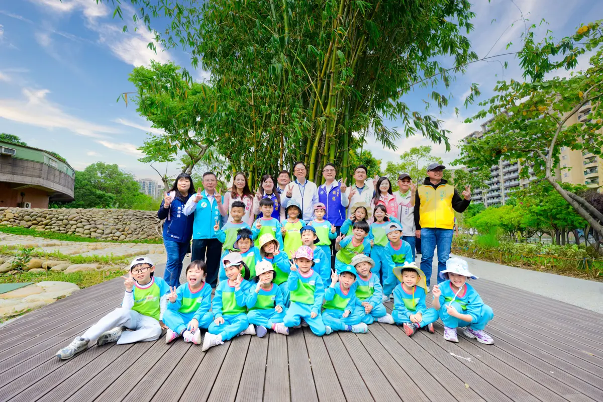 蘆竹人嗨翻！大坑溪步道2.0版啟用，串連桃林鐵道打造城市綠廊帶
