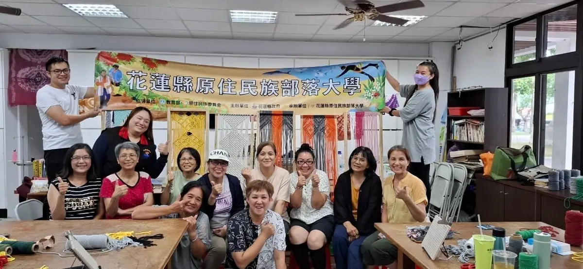 從繩結到圖騰 部落大學課程助力族人技能提升 增加族人就業力與心靈健康