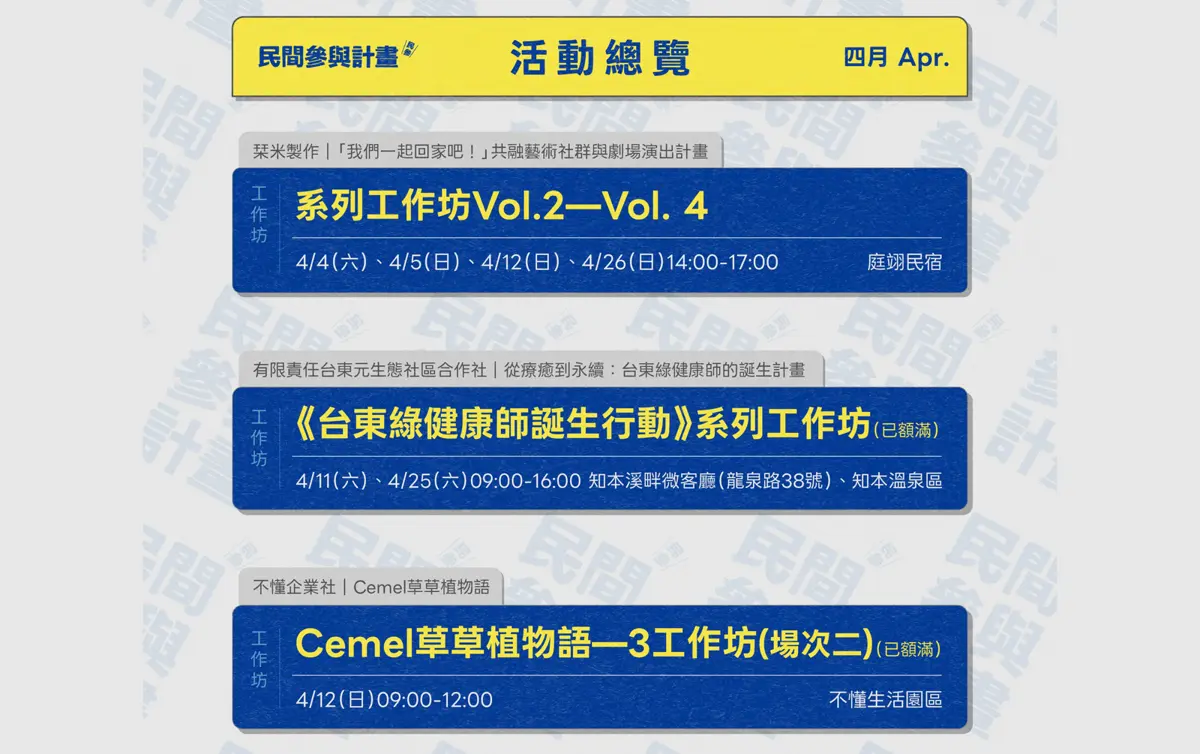 圖片來源:台東藝文平台-藝文活動