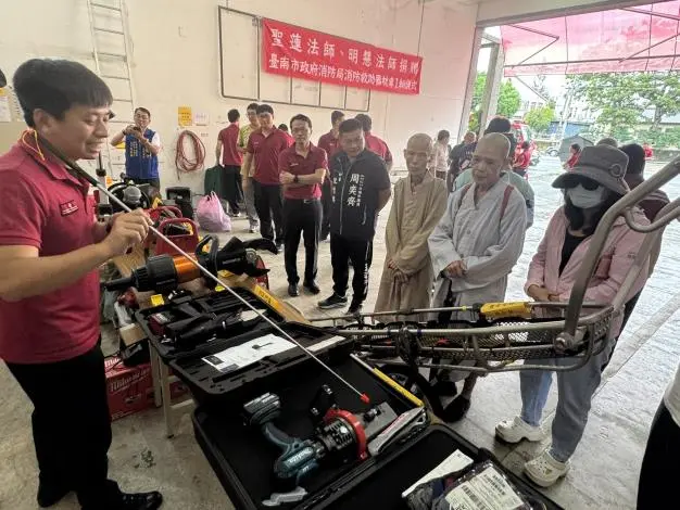 圖片來源:臺南市政府消防局-消防新聞