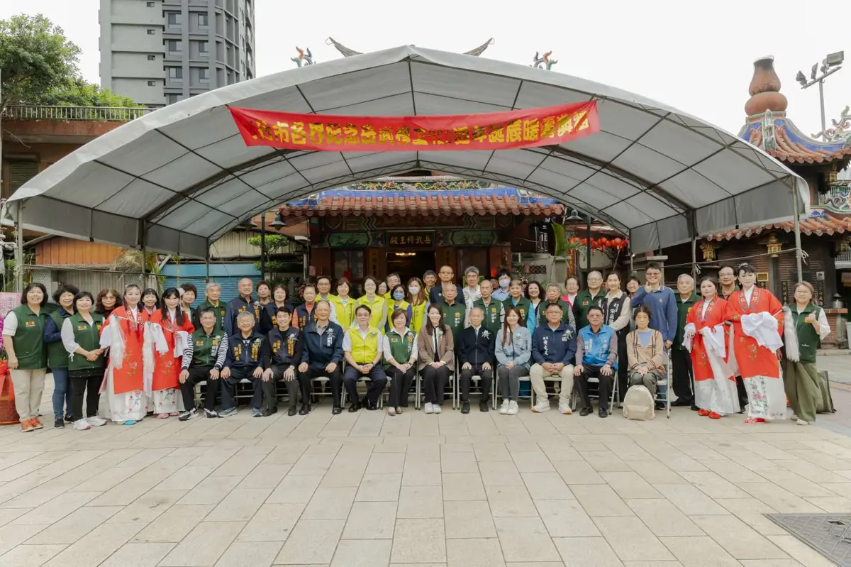 新竹市府提前為岳飛慶生!高虹安率隊赴關帝廟行六獻禮 恭賀923週年聖誕