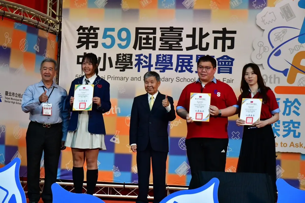 靜心高中北市科展狂掃9項特優!校長揭秘「一條龍」科研實力