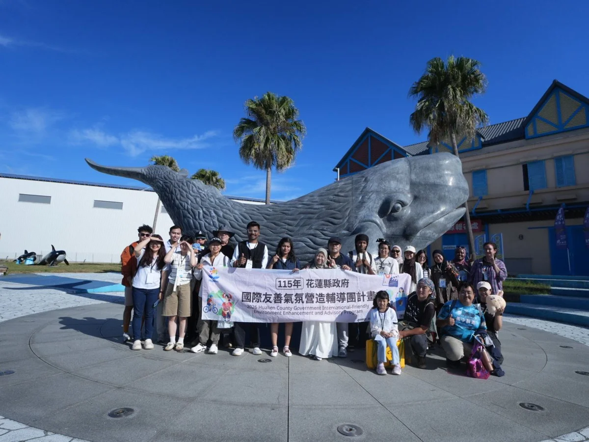 國際友人齊聚花蓮觀光漁港!出海賞鯨+林記魚丸DIY深度體驗海洋文化
