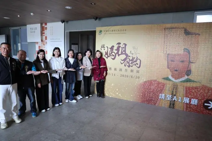 虎尾驚見10米長「螺鈿媽祖」!藝術家蕙子個展3/14登場,百幅法像淨化人心