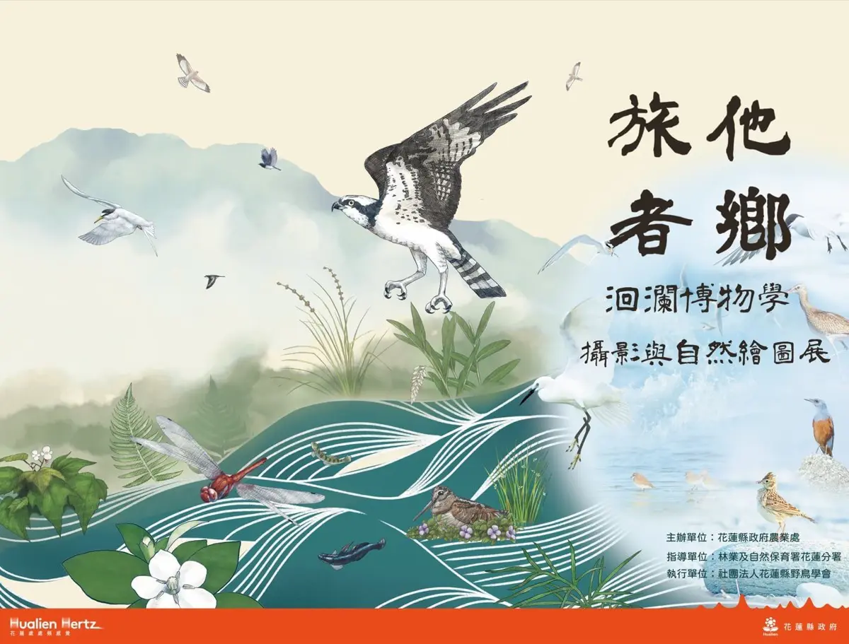 洄瀾博物學展覽開幕 影像與繪圖呈現花蓮生態之美