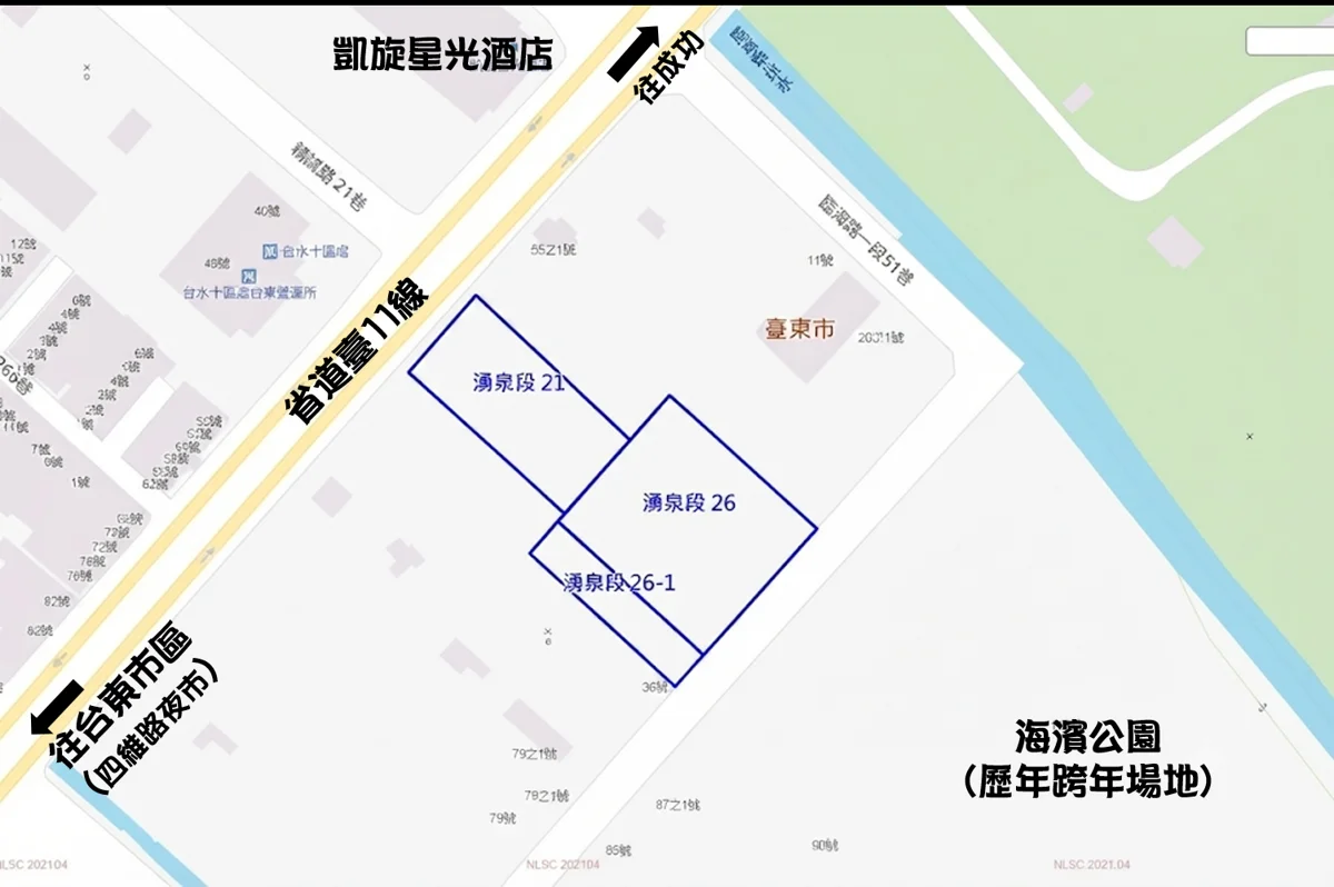海景第一排釋出!臺東臨海路旅遊服務區設定地上權重新招標
