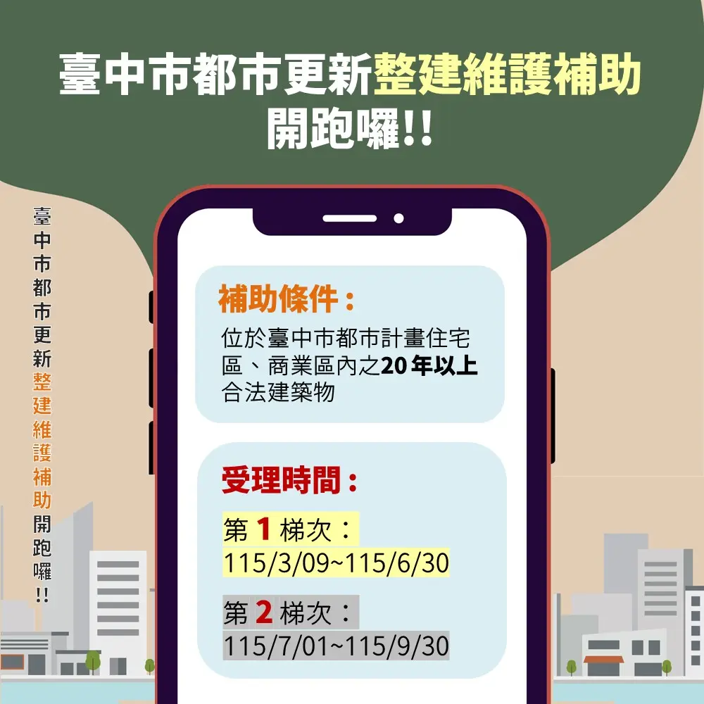 台中老屋翻新趁現在!市府祭千萬補助,申請條件、時間一次看
