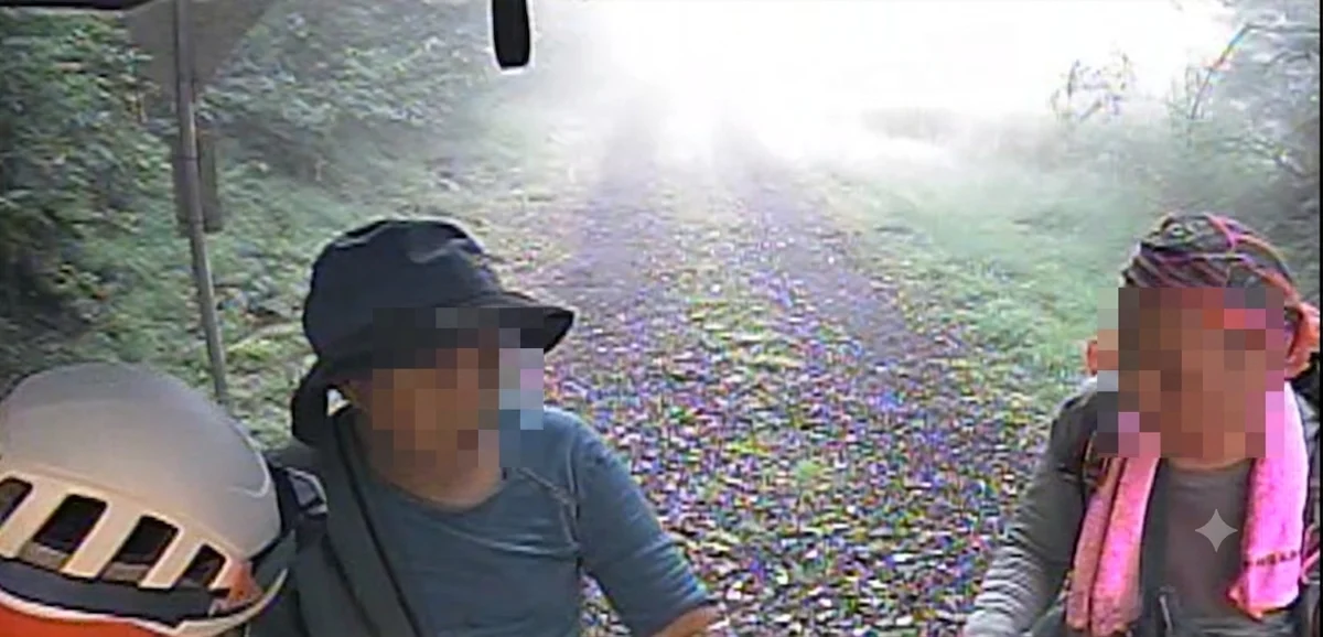 中雪山驚傳墜坡意外!登山客左臂遭劃10公分撕裂傷 警消急赴230林道救援