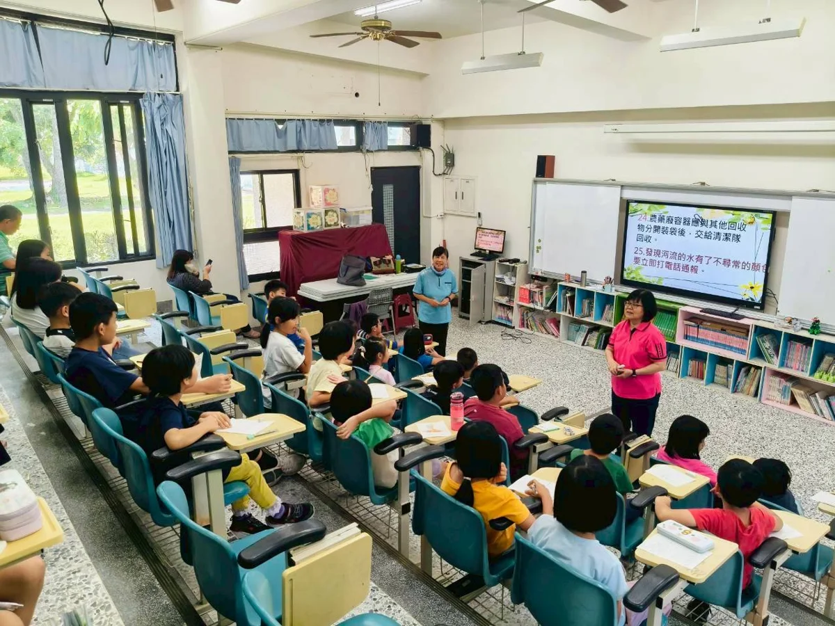 花蓮縣府推動土水保育說故事活動！394名學童跟著繪本探索環保知識