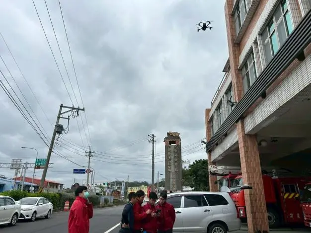 苗栗消防戰力升級!頭屋分隊導入無人機,空中之眼守護鄉親安全