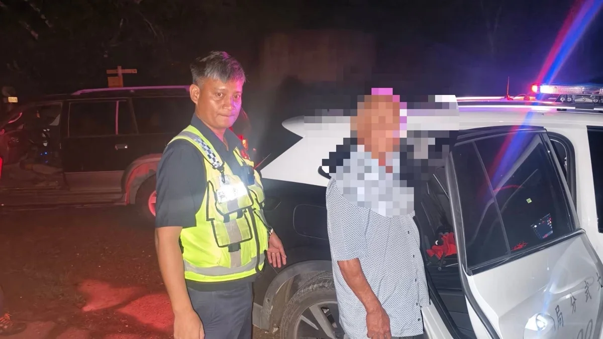導航迷途驚魂!夫妻遊太麻里金針山夜困泥濘農道 警深夜接力搜救脫險