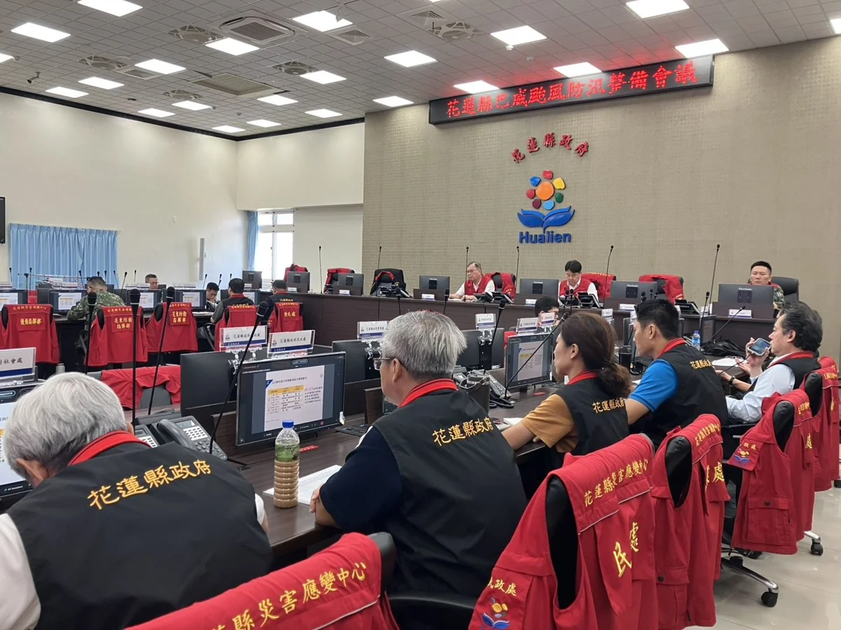 巴威颱風逼近!花蓮縣府全面啟動防汛 籲這2處民眾嚴防撤離