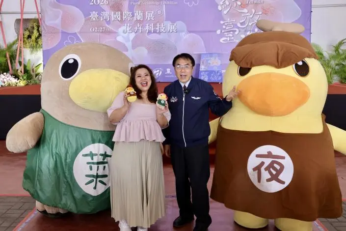 新加坡網紅也瘋狂！直擊台南國際蘭展，驚嘆「人生第一次看到這麼多蘭花」