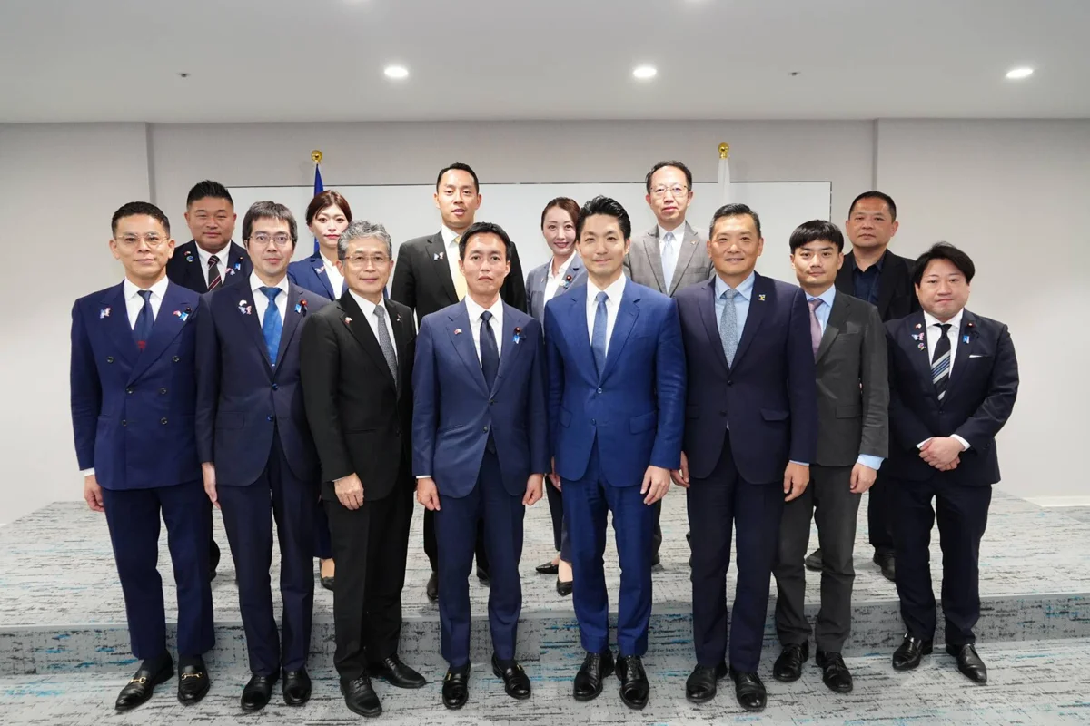 蔣萬安會見日自民黨青年局長 分享吸引輝達設總部經驗
