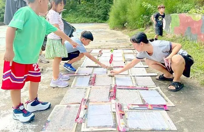 金門植物園推紙藝活動 療癒又環保