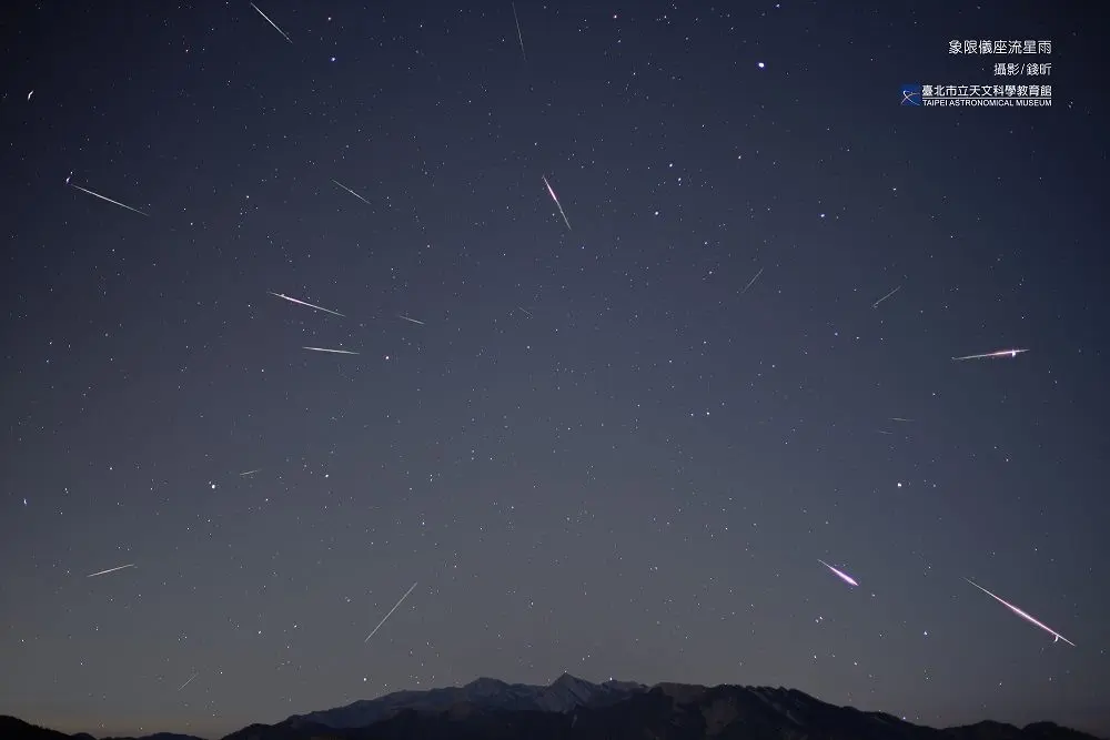 2026新年首場流星雨本週日登場!天文館揭一月四大必看天象,木星衝緊接在後