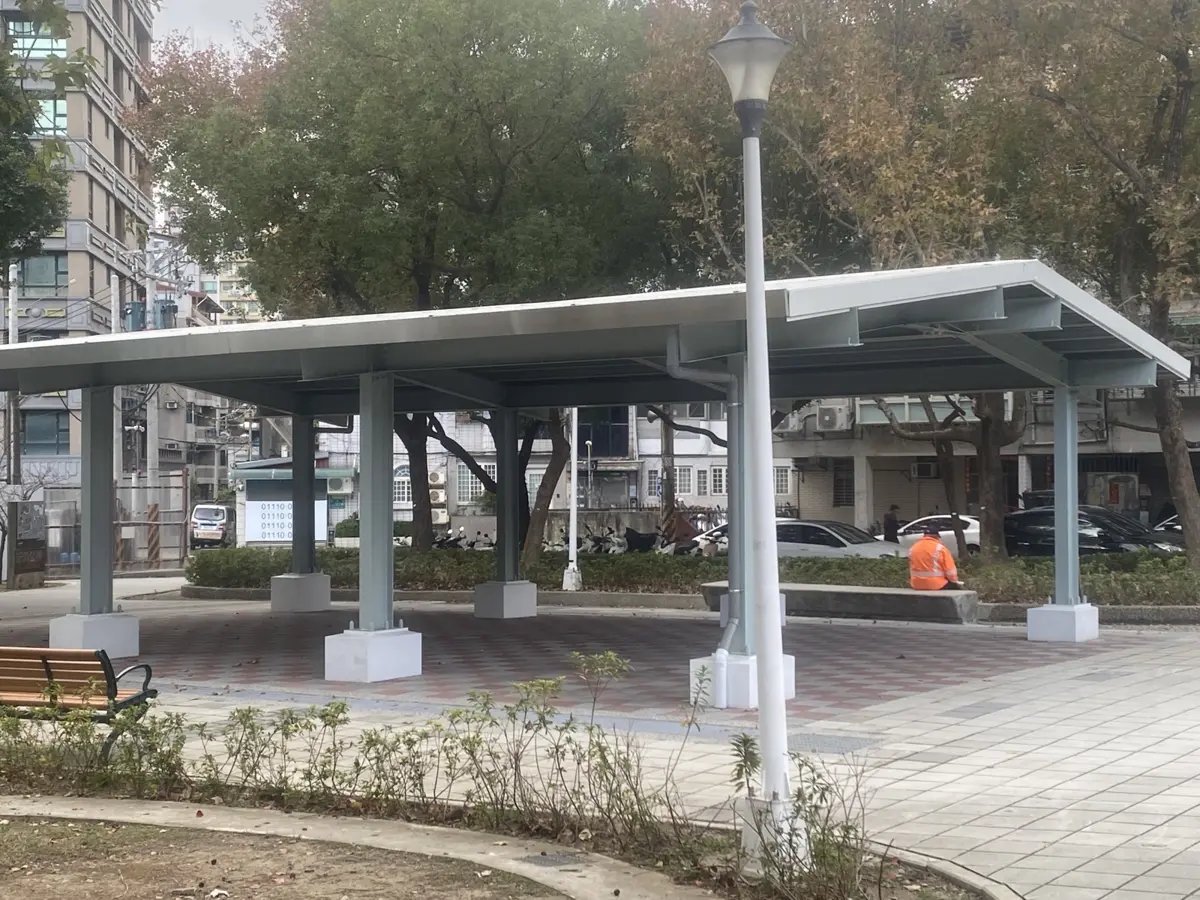 北投人福音!新興公園「全天候風雨棚」啟用,揮別濕冷雨曬迎新年