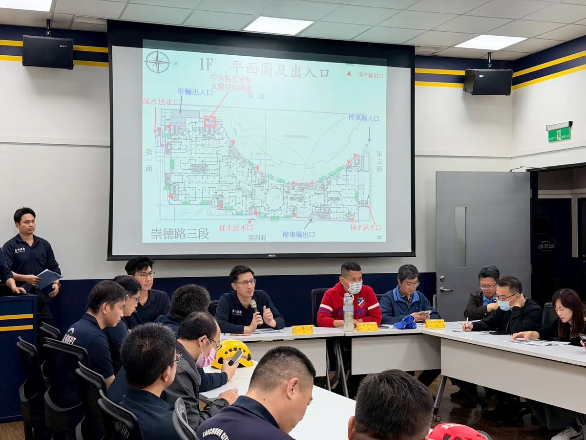 漢神洲際開幕倒數!中市消防動員51人實戰演練,模擬地下室惡火超逼真