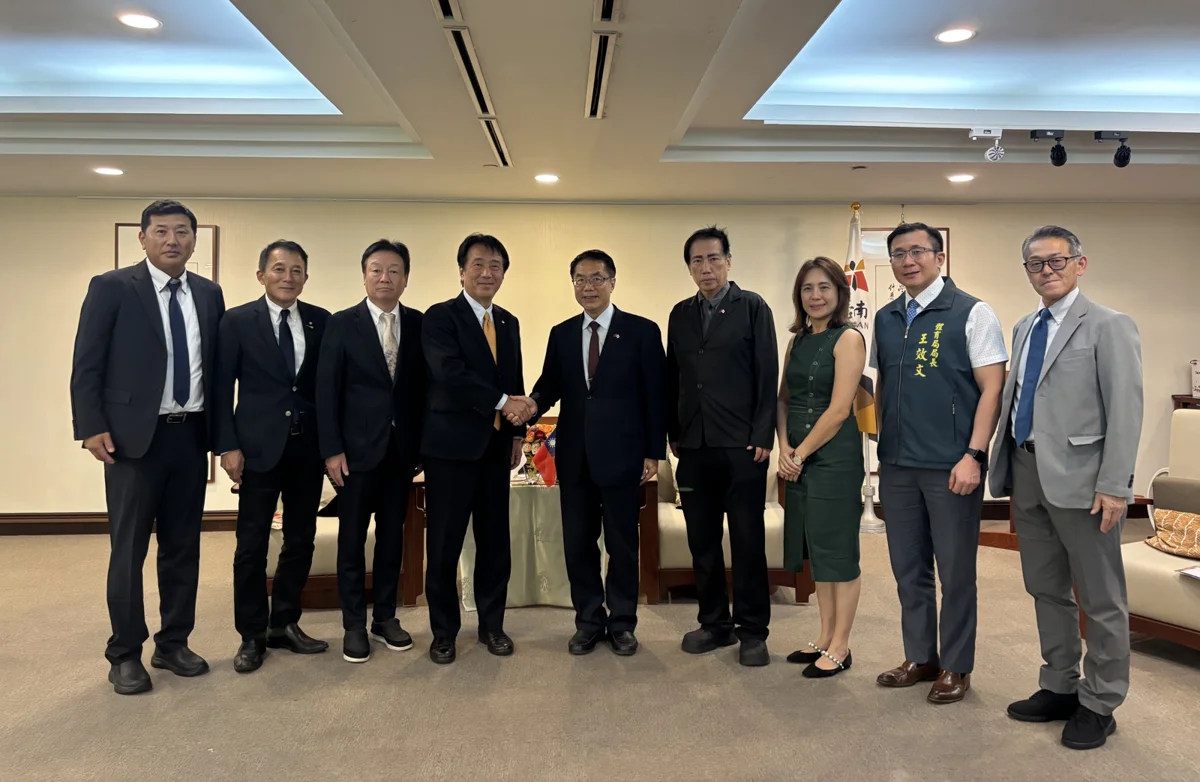 棒球名將松井秀喜故鄉來訪!日本能美市長率團拜會台南市府 盼深化體育與觀光交流