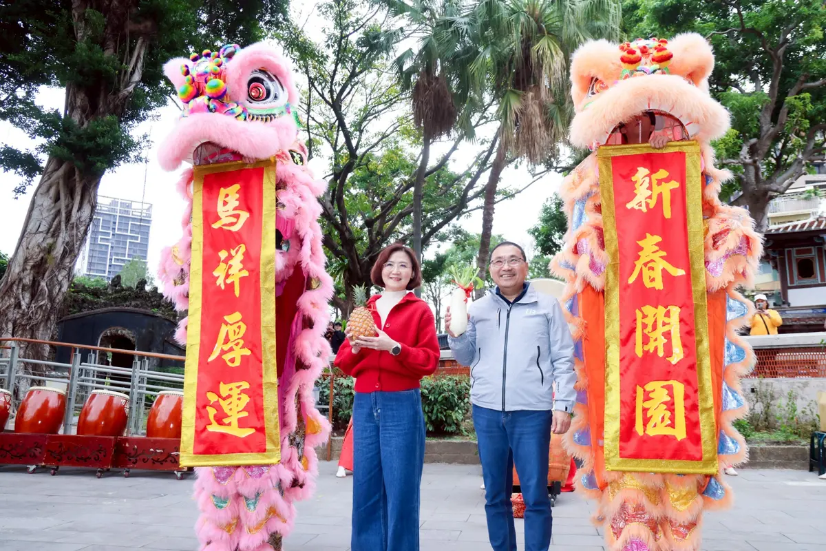 板橋林家花園二期修復完工!侯友宜初二發福袋,邀民眾走春體驗百年古蹟新風貌