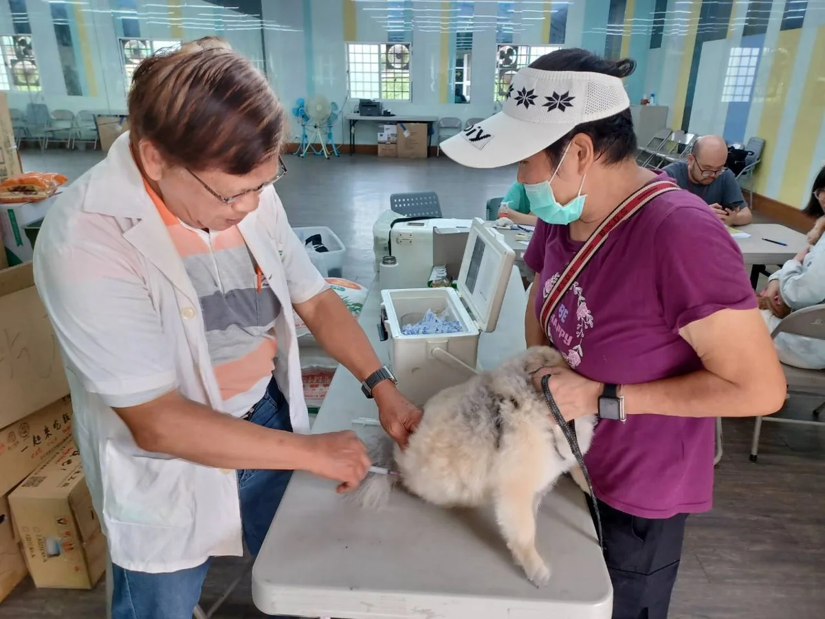 台中毛孩家長注意!11-12月15場「狂犬病疫苗巡迴注射」開跑