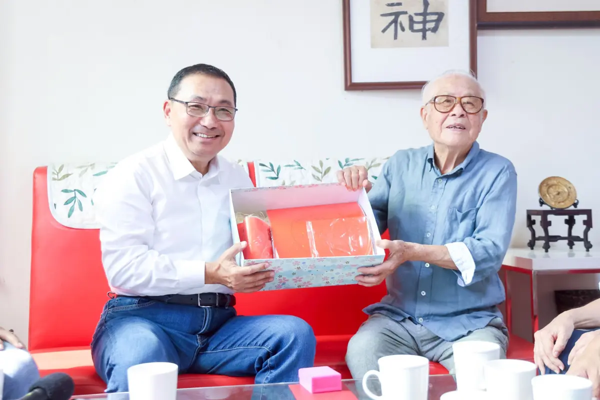 林口102歲人瑞養生術大公開!侯友宜親訪讚嘆:新北長者典範