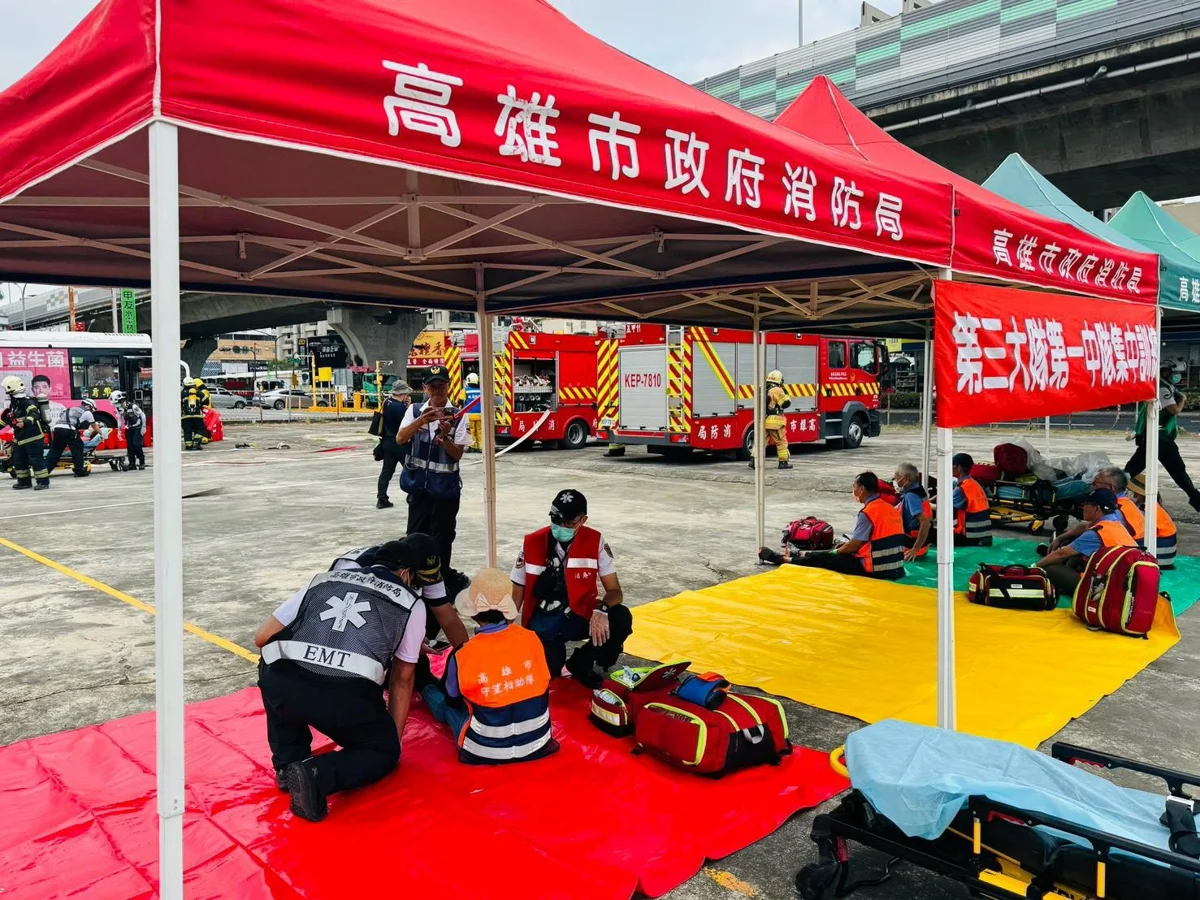 圖片來源:高雄市政府消防局-新聞稿