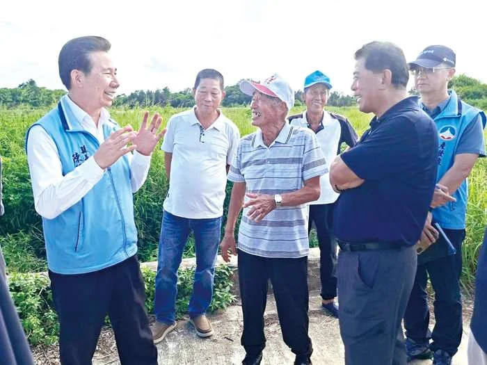 金湖農水路下陷破損!縣長陳福海率隊會勘 研議全面改善計畫