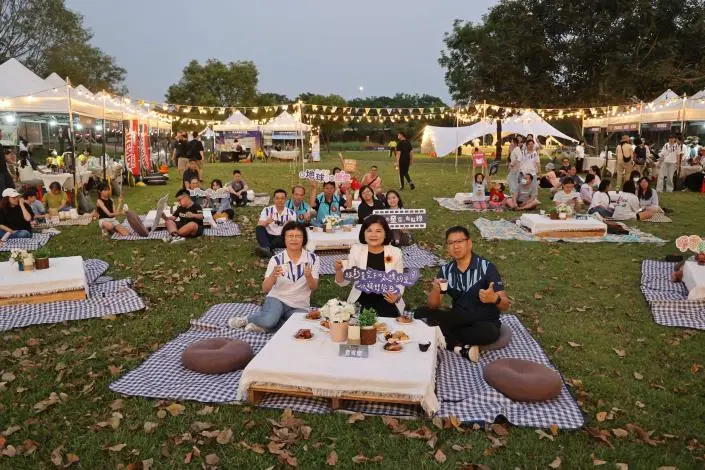 雲林斗南吹環保風！星空下野餐響應地球日，縣長張麗善籲民眾「這樣做」日常減碳