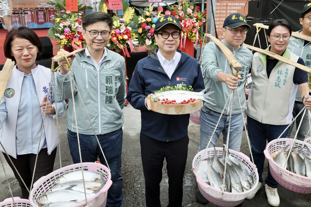 2026彌陀港虱目魚文化節8大主題登場!陳其邁化身拍賣員大推宜居亮點