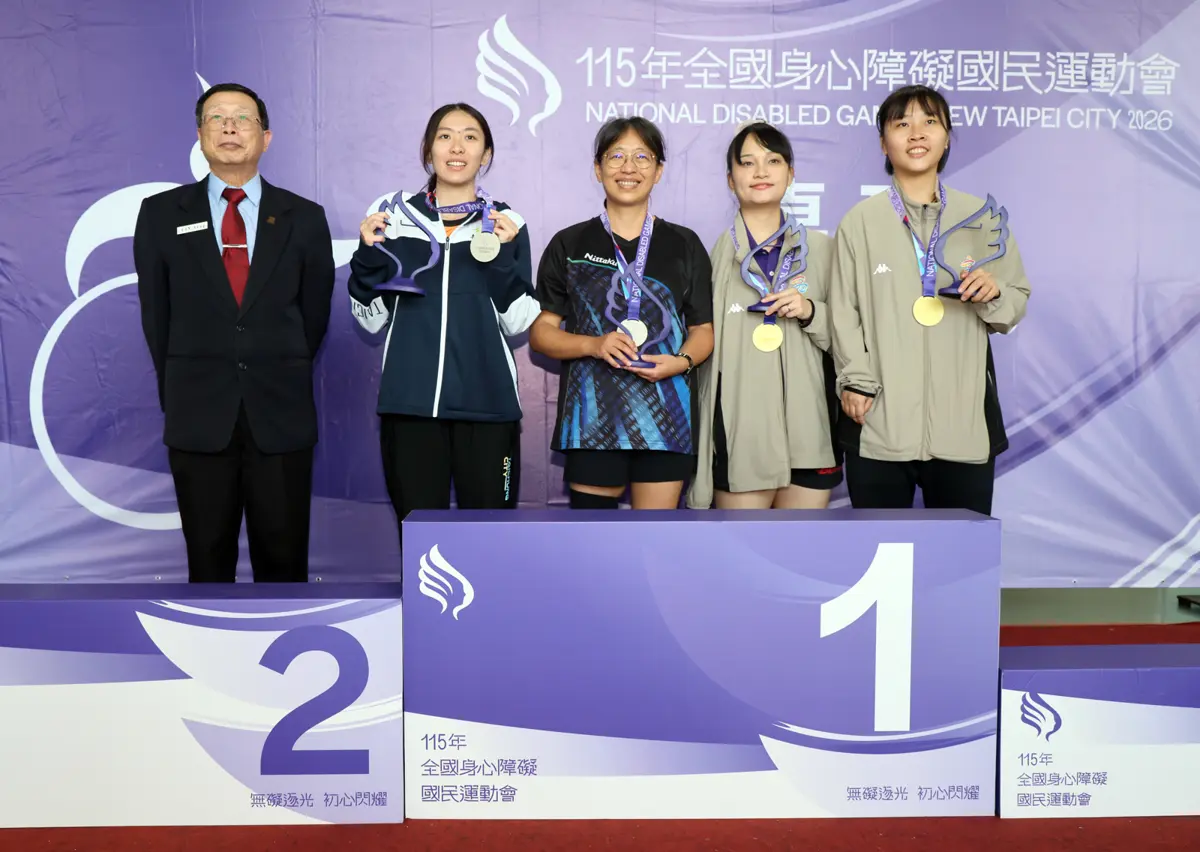 搭檔十年情同姊妹!田曉雯、莎霏全障運桌球女雙三連霸,劍指亞帕運金牌