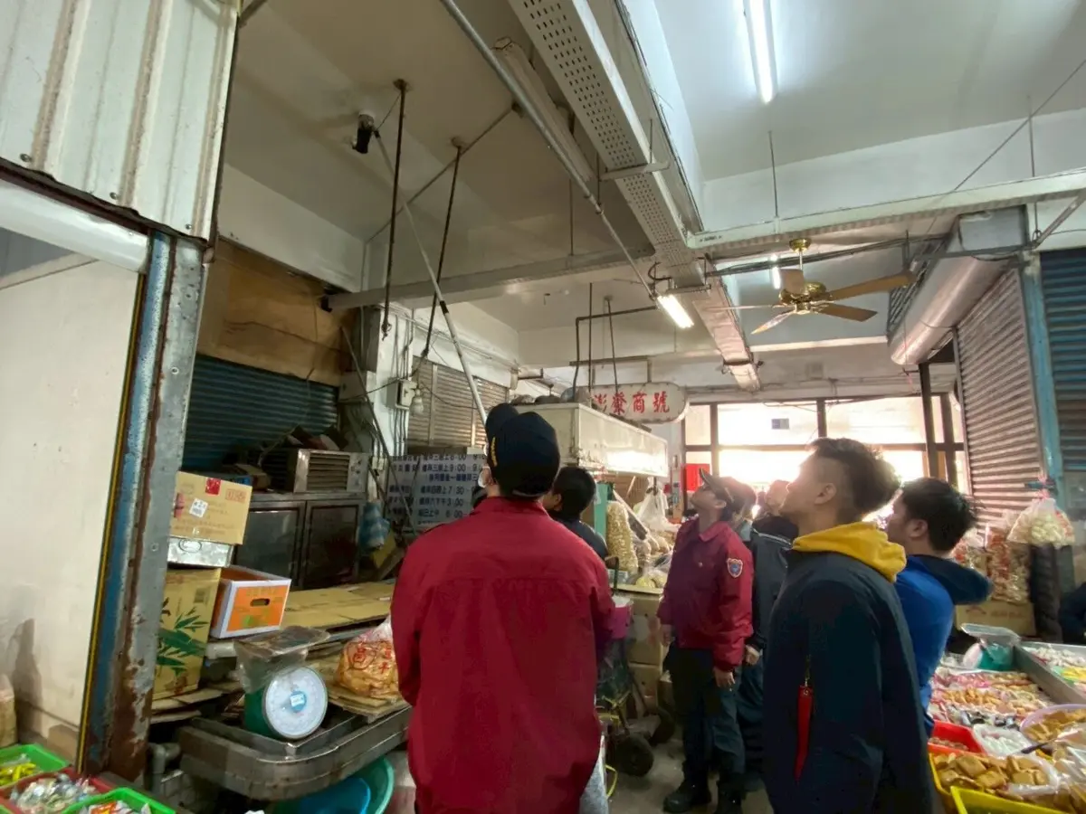 澎湖北辰市場火災後重生!消防安檢全數合格 年前採買更安心