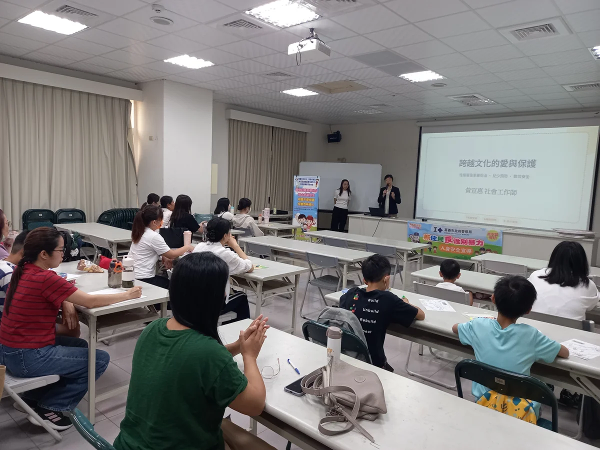 新住民反性別暴力研習 嘉市警局結合木育DIY打造友善家園