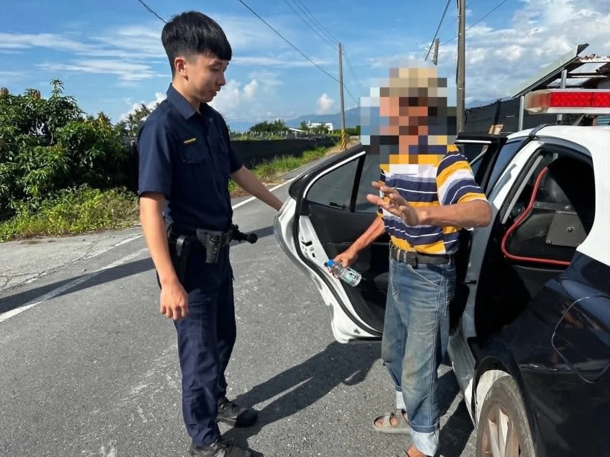 老翁高溫外出迷途求助!臺東豐里警暖心護送返家 籲善用社福資源