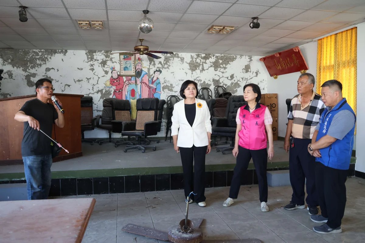 北港扶朝社區活動中心漏水嚴重！縣府斥資近600萬大改造