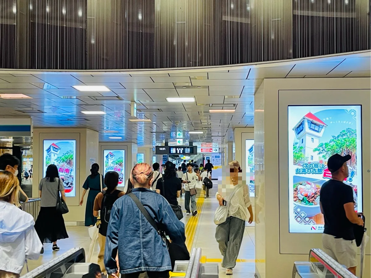 臺南觀光廣告登陸東京池袋站!20面看板預估狂吸300萬目光