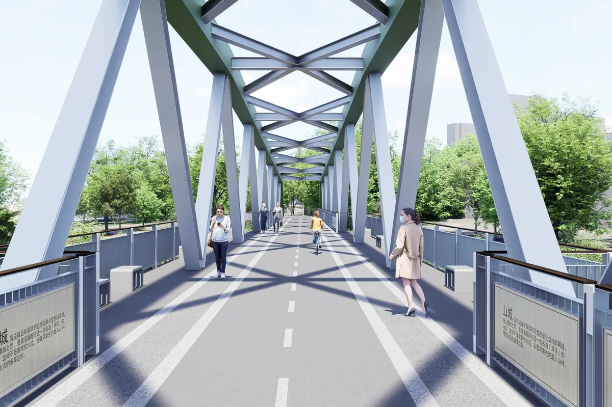 深坑全新地標!「行人及自行車跨河專用橋」動土,串聯老街與雙北路網