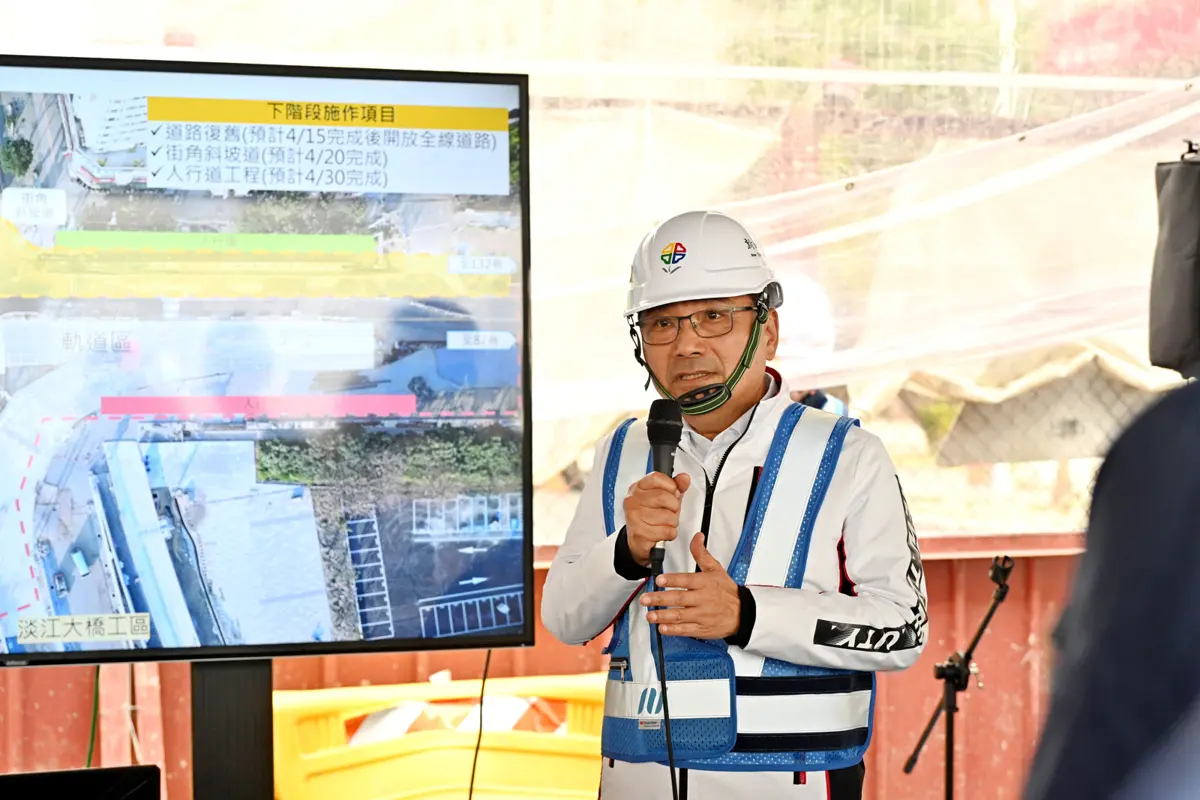 淡江大橋5/12正式通車!侯友宜視察淡水交通網,串連八里、紓解塞車惡夢